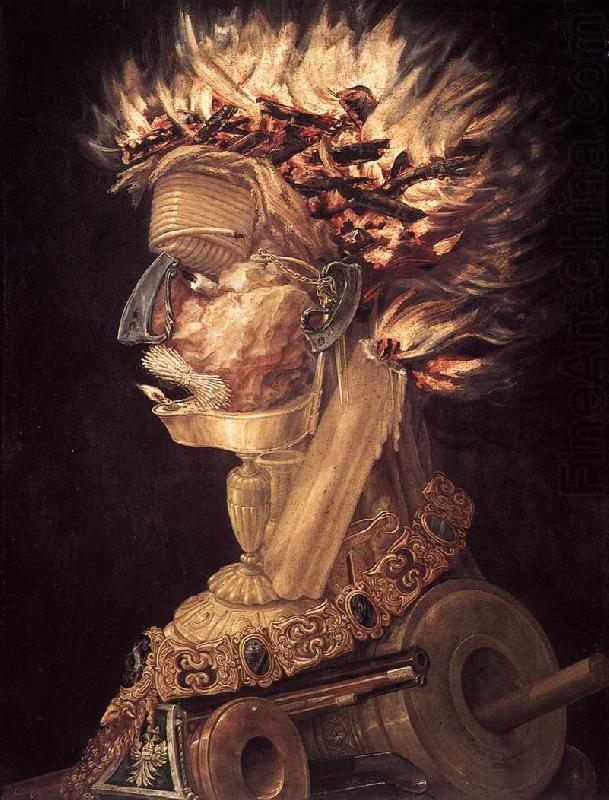 ARCIMBOLDO, Giuseppe The Fire jhjhjh china oil painting image